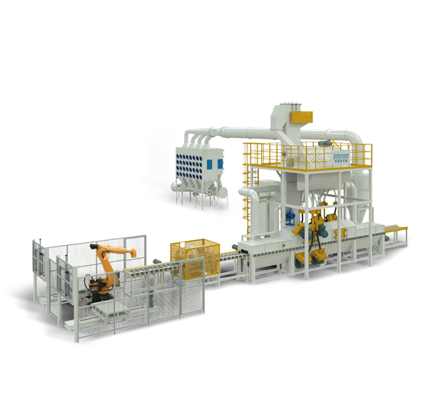 輥軸通過式拋丸機